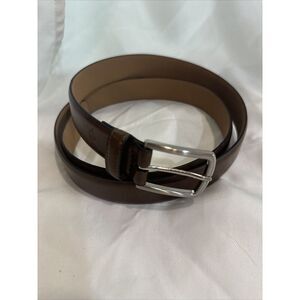 Men's Dockers‎ Vegan Leather Brown Belt Sz XL 42 / 44   1"